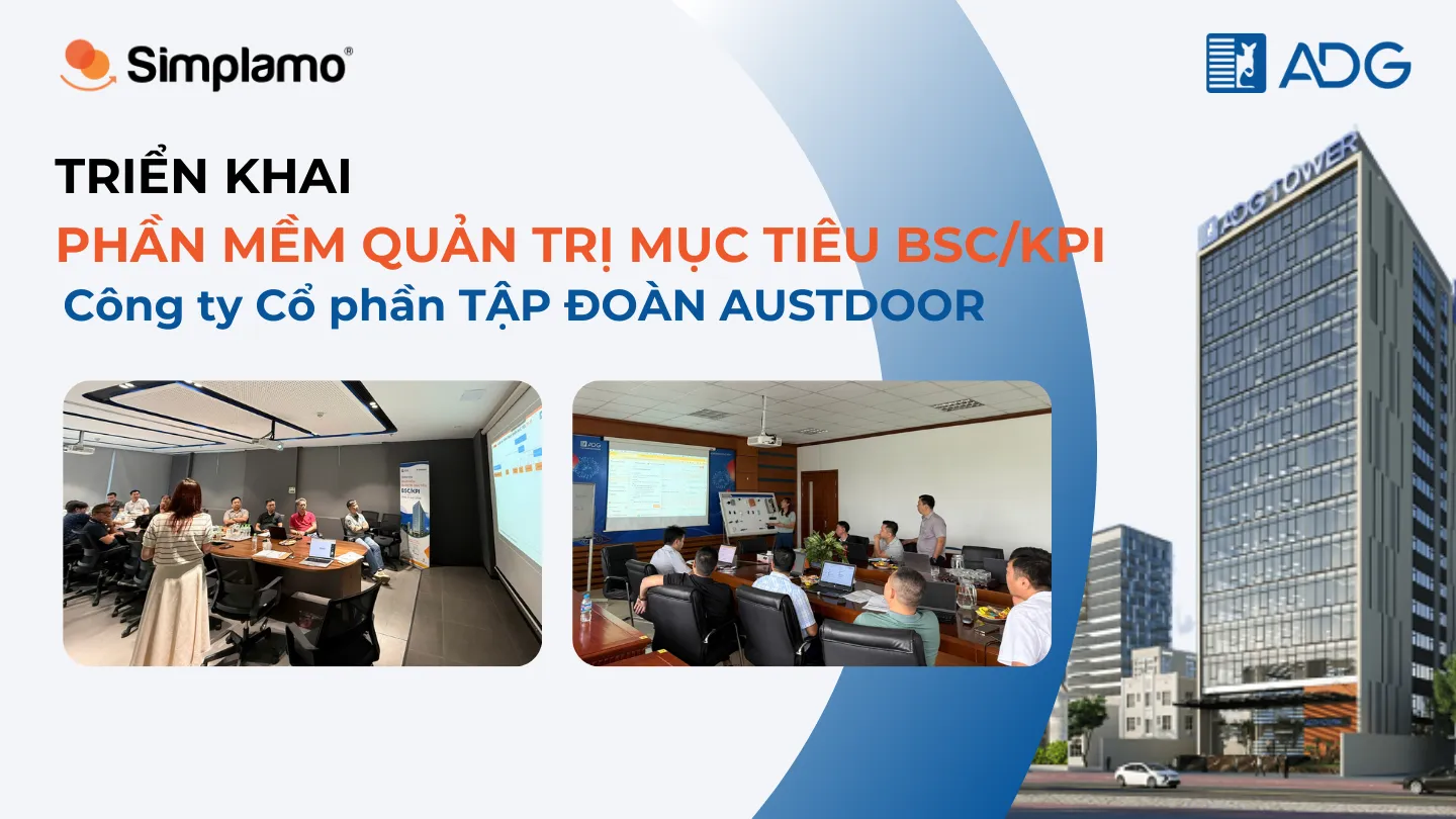 Tập đoàn Austdoor triển khai BSC/KPI trên Simplamo