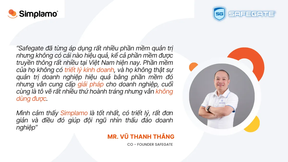Safegate triển khai Simplamo
