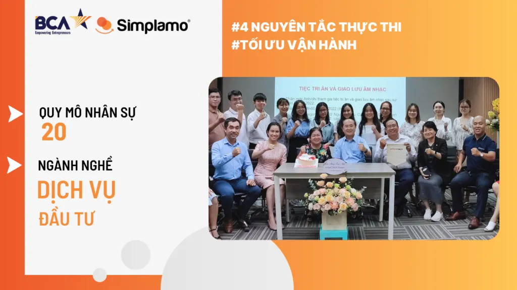 BCA triển khai phần mềm Simplamo