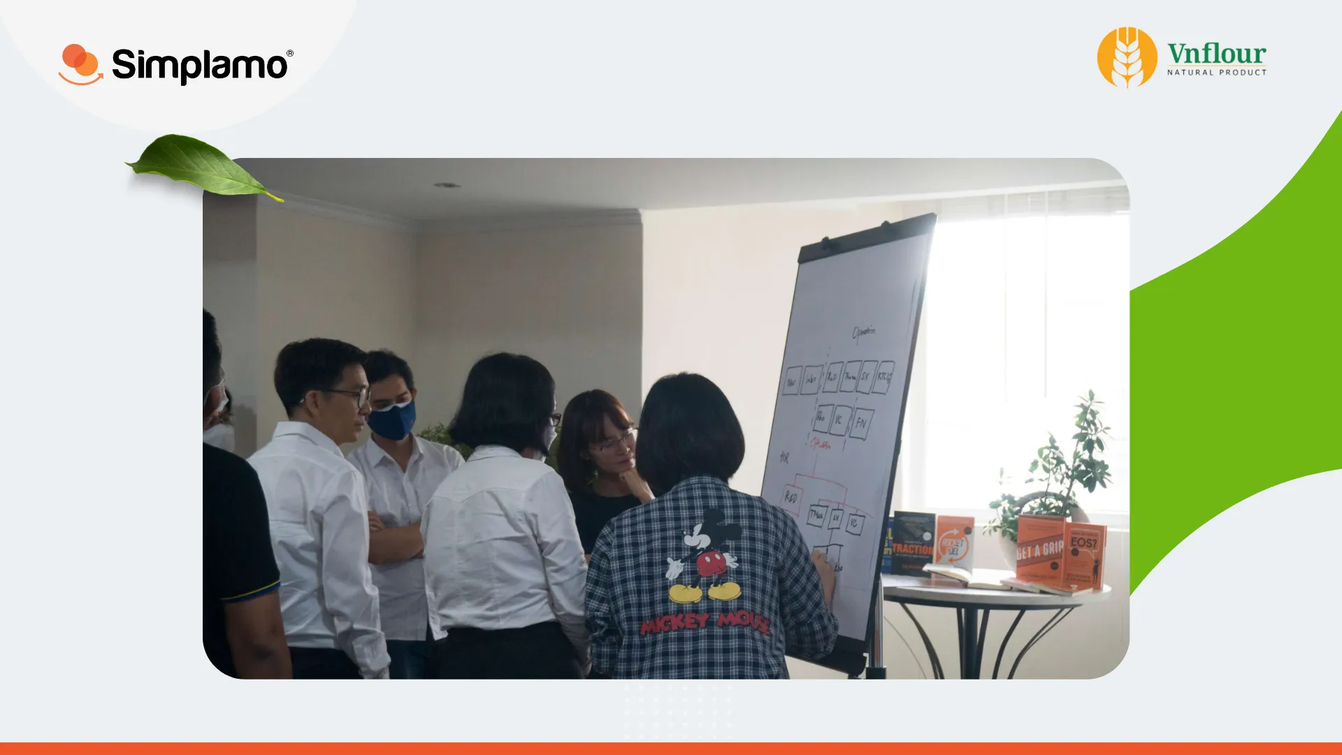 Vnflour xây dựng sơ đồ giải trình trách nhiệm trên Simplamo