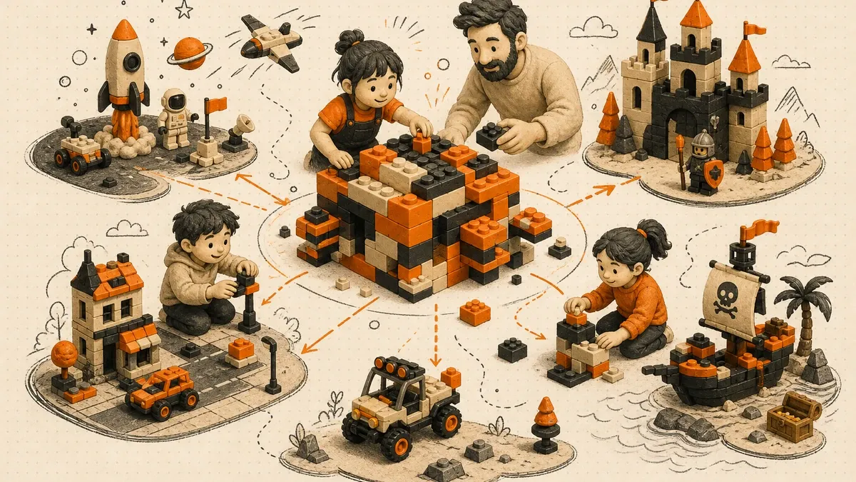 LEGO đổi mới tốt nhất khi vẫn xoay quanh hệ lõi của mình