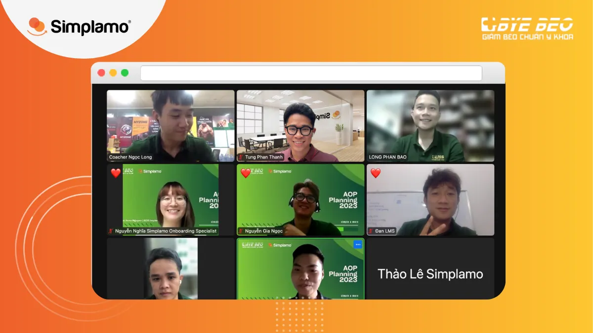 Bye béo triển khai simplamo