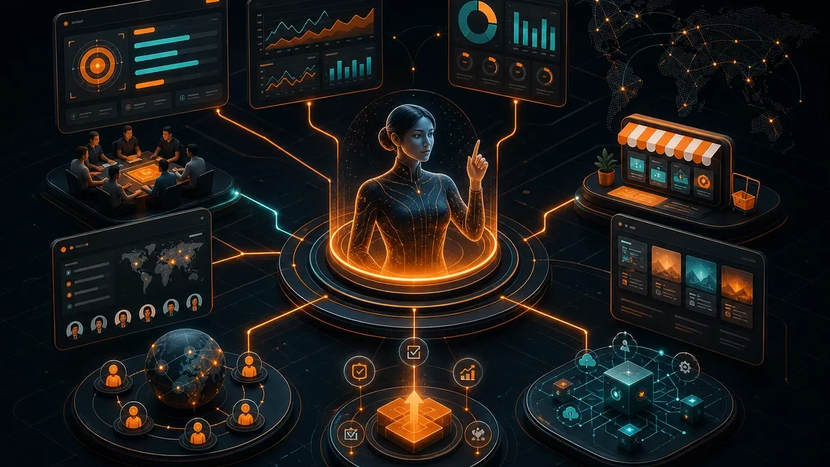 Execution Operating System với AI Coach, OKR, KPI, partner marketplace, template bản địa hóa, API và cộng đồng toàn cầu