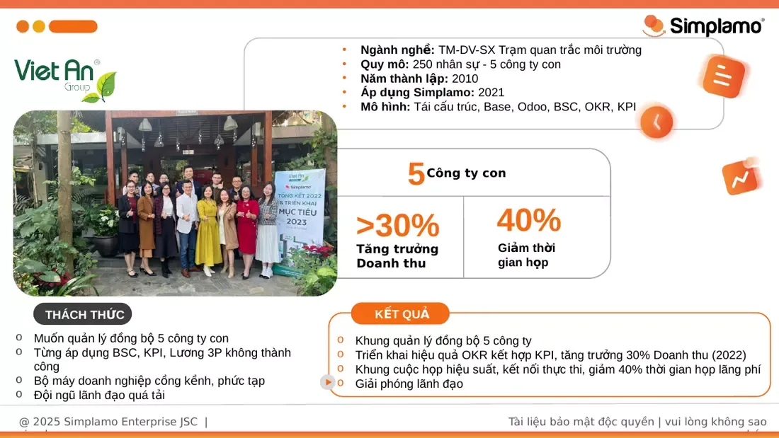 Case triển khai doanh nghiệp