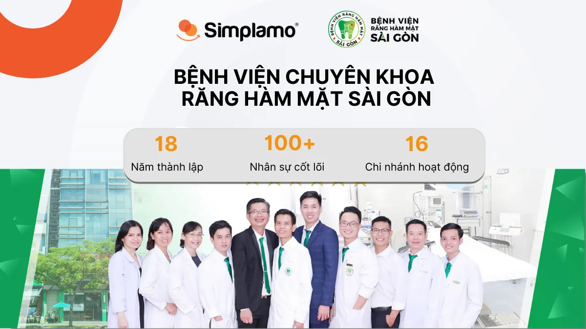 Bệnh viện răng hàm mặt sài gòn triển khai Simplamo
